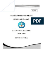 Soal TPM MTK 2020