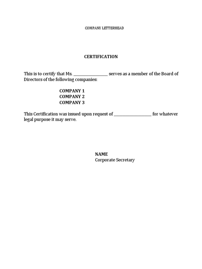 Certification Draft Basic | PDF