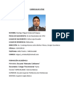 CURRICULUM VITAE Nuevo