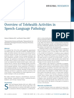 2008 Mashima Overview of Telehealth Activities In