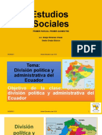 6to. Grado División Política y Administrativa Del Ecuador