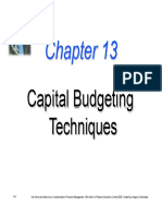 Ch-13-Capital Budgeting Technique Amended