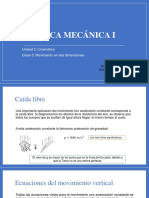 Unidad 2 - Clase 5 - Movimiento en Dos Dimensiones