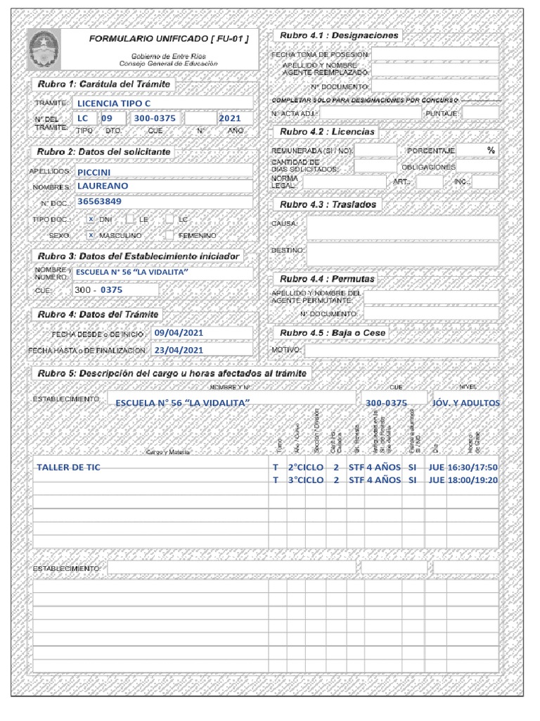 Fu VACIA | PDF