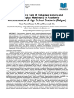 Nasab, N. F., & Mohammadi-Aria, A. (2015). The predictive role of religious beliefs and psychological hardiness in academic procrastination of high school students (Dalgan). International Research Journal of Applied and Basic