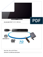 KDL-60LX900: BRAVIA™ LCD TV - LX900 Series