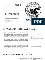 Assignment 1 IN Basic Electronics: RODRIGUEZ, Junel Adrian M. AVTE 227-3 FEBRUARY 06, 2021