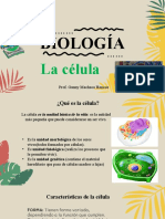 Semana 1 mayo Biología - 1ro la célula