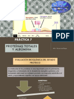 Lab 7 - Proteinas Totales y Albúmina Sérica