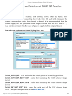 Common Problems and Solutions of EMMC ISP Function