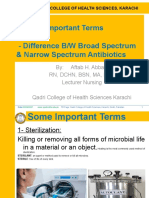 Difference of Broad Spectrum & Narrow Spectrum Antibiotics