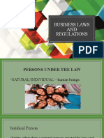 Business Laws and Regulations Summary