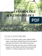 Modul 3 (Meteorologi & Klimatologi)