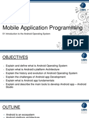 1.1 Android Introduction, PDF