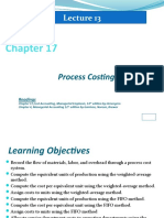 Process Costing: Readings