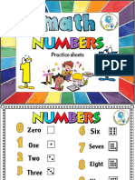 Numbers Practice Sheets