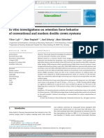 In Vitro Investigations On Retention Force Behavior of Conventional and Modern Double Crown Systems