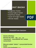 HAKIKAT IBADAH