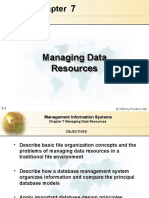 Managing Data Resources