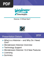 Historian 10 Whats New?