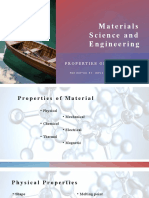 Materials Science and Engineering