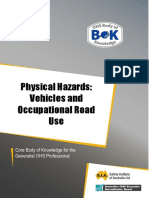 30 Hazard Vehicles and Occupational Road Use