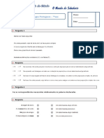 Ficha Formativa Cel - 1 7ºano