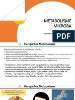 Mikrobiologi (Pertemuan 5) - Metabolisme Mikroba