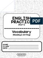 ENGLISH PRACTICE - VOCAB READ WRITE