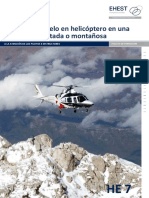 HE 7 - Técnicas de vuelo en helicóptero en una región accidentada o montañosa