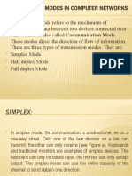 Transmission Modes in Computer Networks