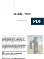 Kuliah Beton Elemen Lentur