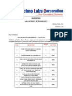 Quotation Lab: Internet of Things (Iot) : Regulation: R16 Branch: Cse Yrae: B.Tech Iv Year I Sem