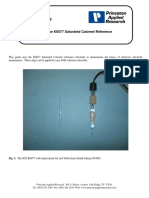 Ref Electrode Maintenance How to Guide