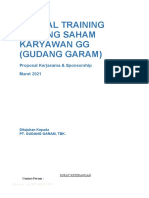 Proposal Gudang Garam GI TERBARU Ku