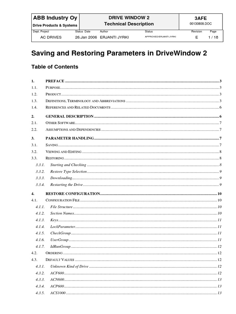 Saving and Restoring Parameters | PDF | Computer Program | Programming