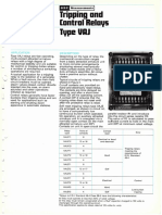 Tripping and Control Relays Type VAJ