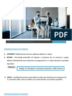 Terminologias Medios y Costos - Formulas