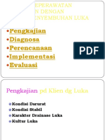 Asuhan Keperawatan Pada Klien Dengan Proses Penyembuhan Luka. Pengkajian Diagnosa Perencanaan Implementasi Evaluasi