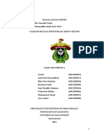 Makalah Kelompok 1 Taksonomi Dan Identifikasi Jenis Vektor