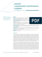 Insights From Practice Analysing The Requirements of Performance Measurement Systems