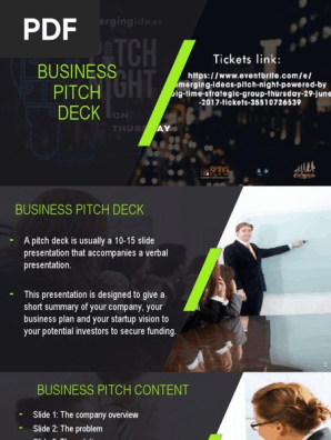 Business Pitch Deck