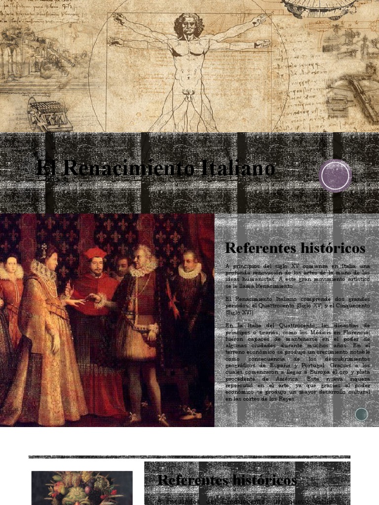 El Quattrocento en el Renacimiento Italiano | PDF | Renacimiento ...