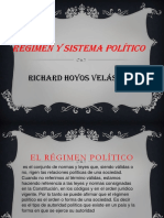 Régimen y sistema político