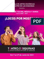 Muestra de La Escuela de Artes Escénicas Del Teatro de Las Esquinas