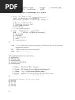 Dodi - Soal Pas Ganjil - Kelas 12 B Inggris