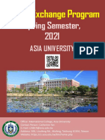 AU Virtual Exchange Program Spring Semester 2021