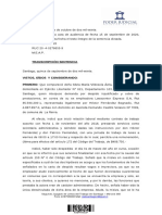 Sentencia Primera Instancia Rechazo Caso Fortuito