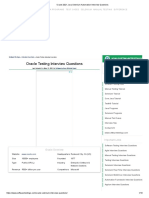 Oracle 2021 Java Selenium Automation Interview Questions