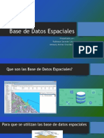 Base de Datos Espaciales